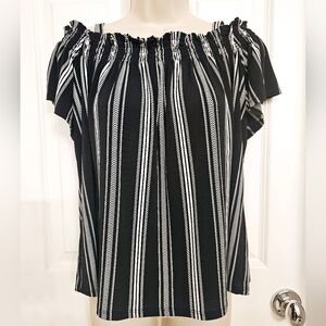 Candie's Off Shoulder Blouse- XL